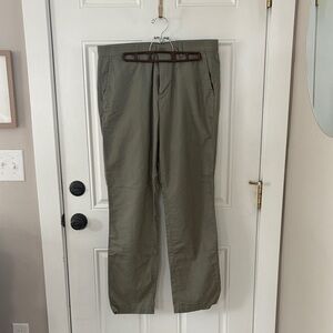 Gap Men's Olive Green Linen Pants